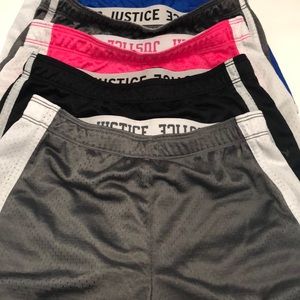 5 pairs of girl shorts